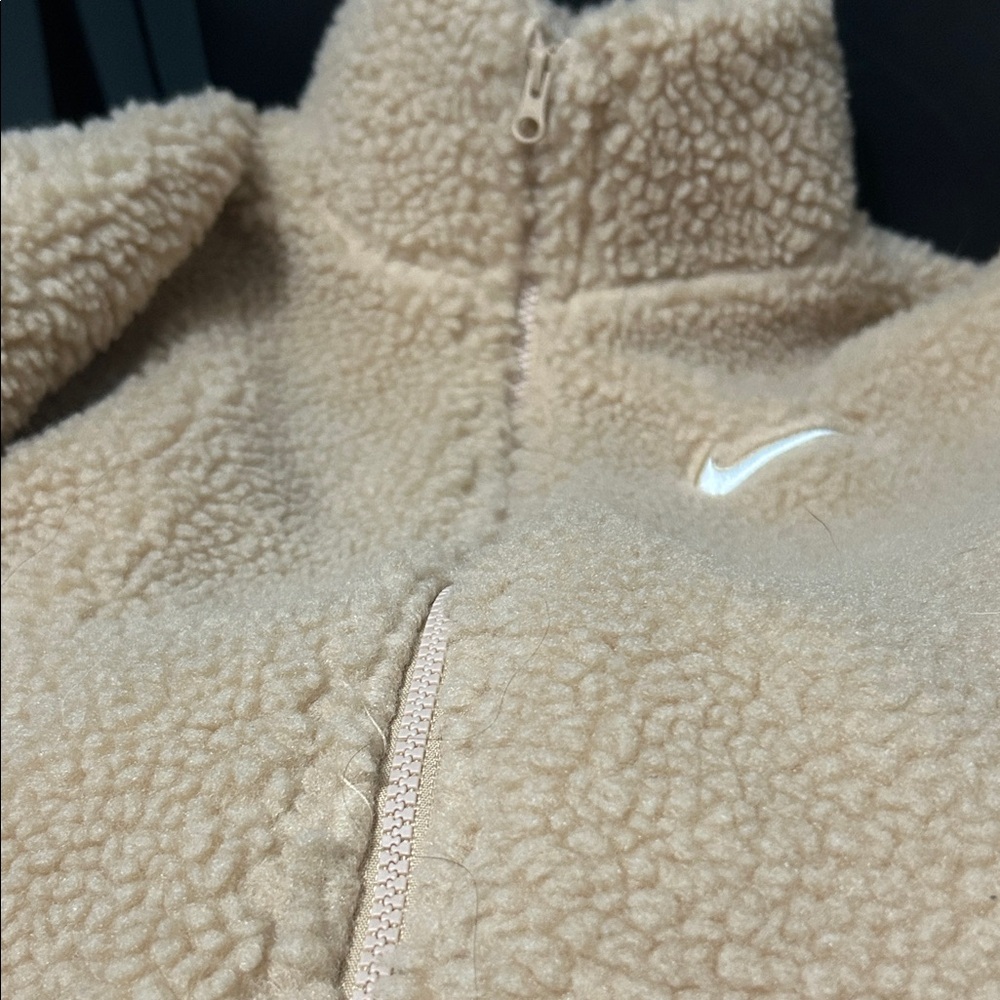 Nike Tan Sherpa Jacket
